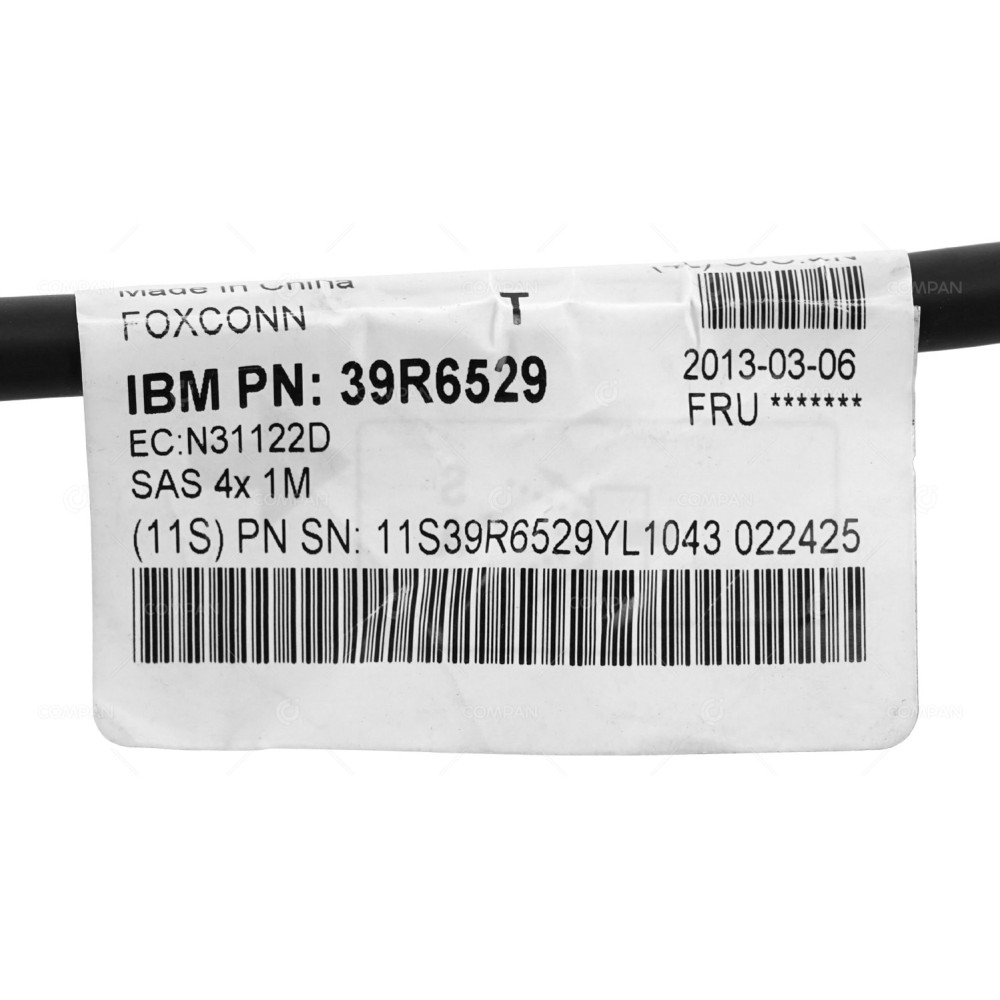 39R6529 IBM EXTERNAL MINI SAS SFF TO MINI SAS SFF CABLE 1M